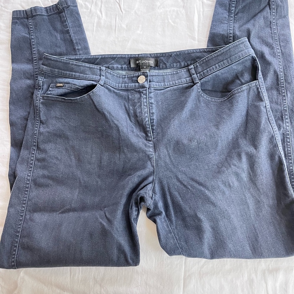 St. John Women's Classic Gray Skinny Jeans